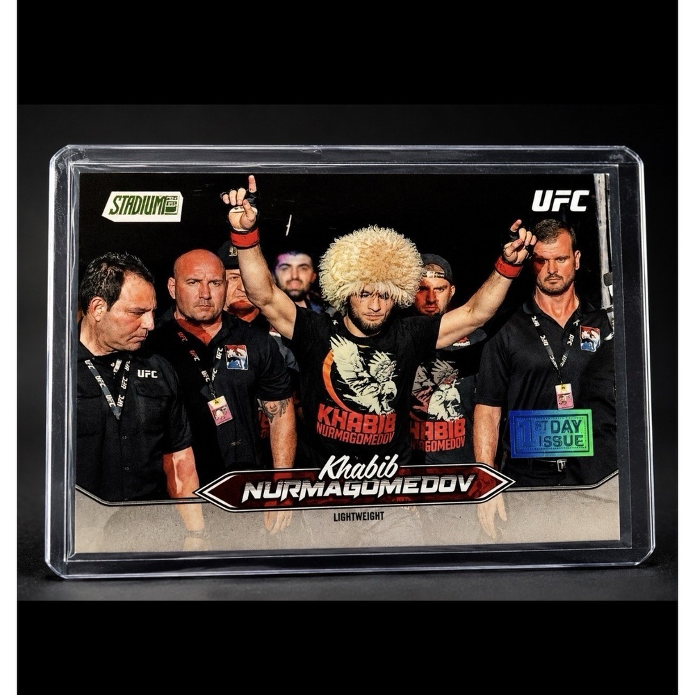 2025 Topps UFC Stadium Club UltraRare Khabib Nurmagomedov #4 First Day Issue /10